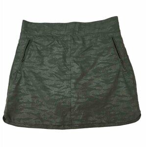 Med Orvis Womens Skort Green Skirt Tennis Golf Hiking Pickelball Casual Pull On